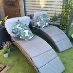 Mini Love Island Style Guest House Includes Personal Hot 24 Hour Swimming Pool, Outdoor Bathtub, Heated Dining Dome And Fire Pit, All This Is Secretly Located In The Busy Suburbs Of Nottingham