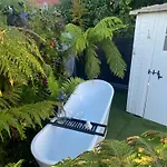Mini Love Island Style Guest House Includes Personal Hot 24 Hour Swimming Pool, Outdoor Bathtub, Heated Dining Dome And Fire Pit, All This Is Secretly Located In The Busy Suburbs Of Nottingham